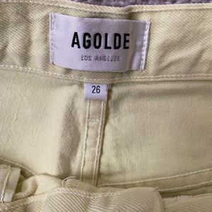 COPY - AGOLDE Straight leg high rise jean